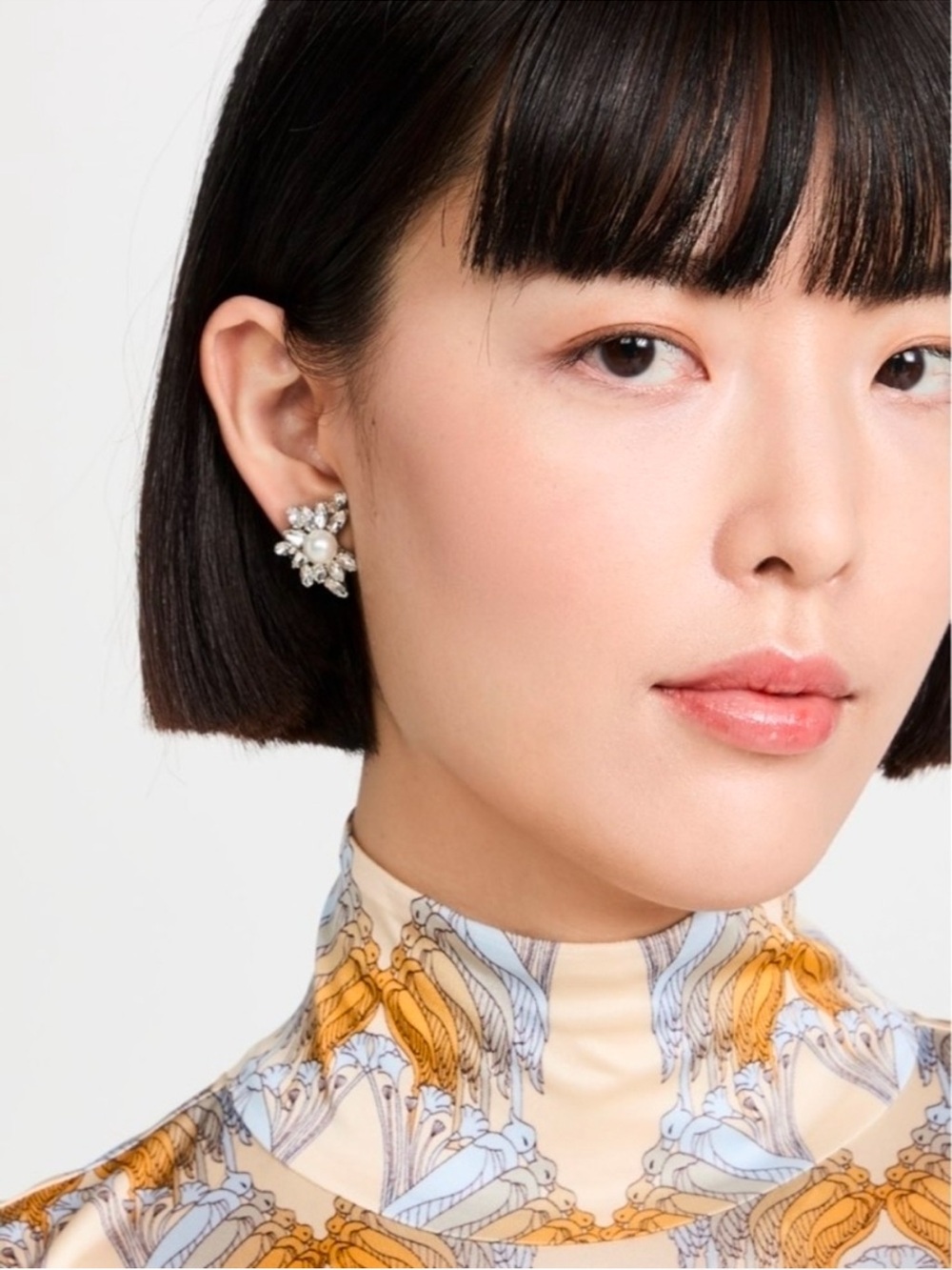 NWT Anthropologie Deepa Gurnani Sahana Earrings Handmade Gold